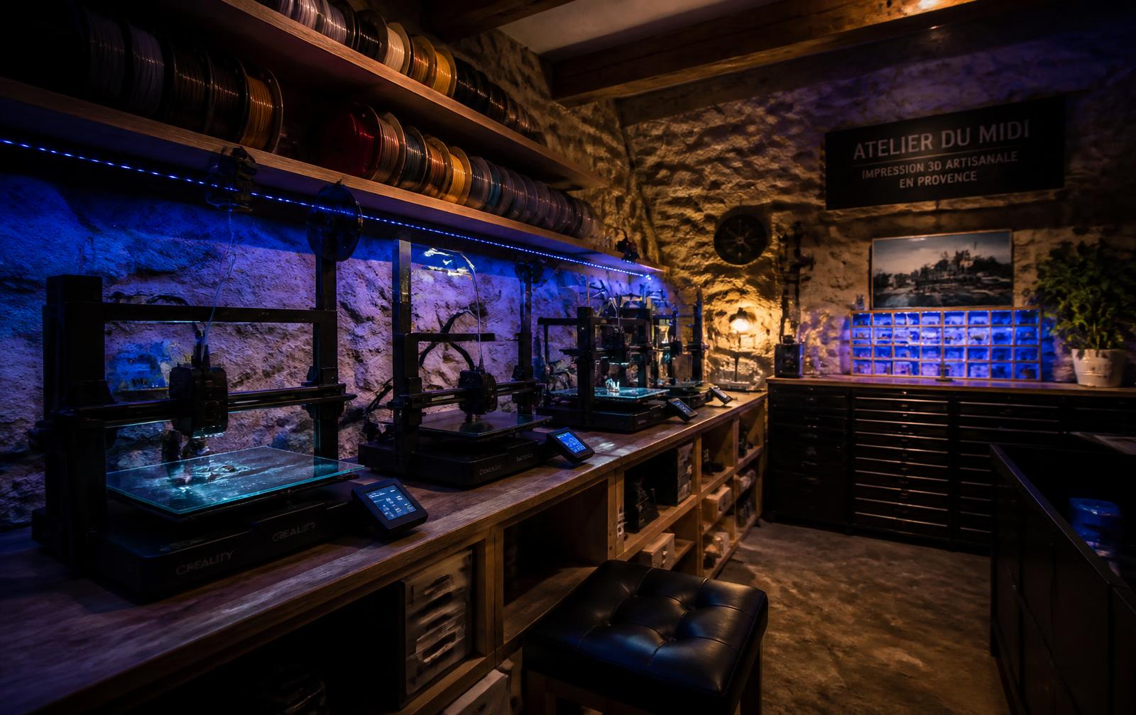 Atelier d'impression 3D ARobotics 3D à Châteauneuf-du-Pape